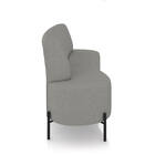 Sofá 2 Lugares Living 160cm Pé Ferro Pto Maraú Bouclê K01 - D