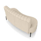 Sofá 2 Lugares Living 160cm Pé Ferro Pto Maraú Bouclê K01 - D