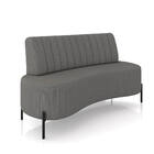 Sofá 2 Lugares Living 160cm Pé Ferro Pto Maraú Linho K01 - D'