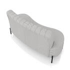 Sofá 2 Lugares Living 160cm Pé Ferro Pto Maraú Linho K01 - D'