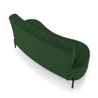 Sofá 2 Lugares Living 160cm Pé Ferro Pto Maraú Veludo K01 - D