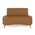 Sofá 2 Lugares Living 160cm Pé Palito Maraú Sintético Pu Noze