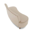 Sofá 2 Lugares Living 160cm Pé Palito Maraú Veludo Bege K01 -