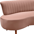 Sofá 2 Lugares Living 160cm Pé Palito Maraú Veludo K01 - D'ro