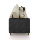 Sofá 2 Lugares Living 172cm Pé Madeira Valença Pto/veludo K01