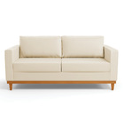 Sofá 2 Lugares Living 182cm Para Sala Juliette Base De Madeir