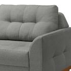 Sofá 2 Lugares Living Linho 2.0 Cinza Escuro Verona Luapa Est