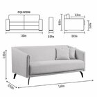 Sofá 2 Lugares Living Miami Estofados Ferrari Monteiro 04