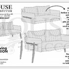 Sofá 2 Lugares Living Orion Design Ergonômico Linho Bege Médio