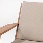 Sofá 2 Lugares Lótus Acquablock Castanho/fendi