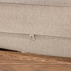 Sofá 2 Lugares Lótus Acquablock Castanho/fendi