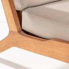 Sofá 2 Lugares Lótus Stain Jatobá Acquablock Fendi Jatobá/fen