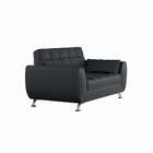 Sofá 2 Lugares Luciana Suede Cinza