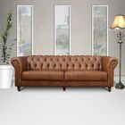 Sofá 2 Lugares Maggiore 180cm Couro Mel G58 - Gran Belo