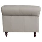 Sofá 2 Lugares Maggiore 180cm Couro Off White G58 - Gran Belo