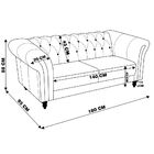 Sofá 2 Lugares Maggiore 180cm Couro Off White G58 - Gran Belo