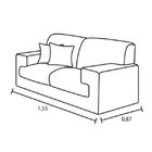 Sofá 2 Lugares Manuela  Chocolate