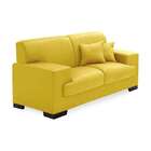 Sofá 2 Lugares Manuela Suede Amarelo