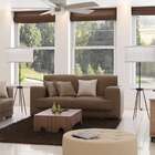 Sofá 2 Lugares Manuela Suede Marrom