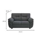 Sofá 2 Lugares Maranello Suede Grafite