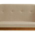 Sofá 2 Lugares Mariana 130cm Linho Bege