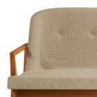 Sofá 2 Lugares Mariana 130cm Linho Bege