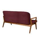 Sofá 2 Lugares Mariana 160cm Linho Marsala