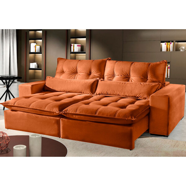 Sofá 2 Lugares Máximo Retrátil E Reclinável 2,00 Metros Velud