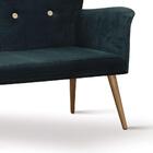 Sofá 2 Lugares Mickey Daf Mobiliário Verde Militar