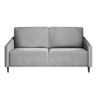 Sofá 2 Lugares Millenium Pés Em Madeira Linho Rustico 1,40m Z