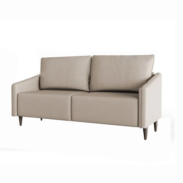 Sofá 2 Lugares Millenium Pés Em Madeira Linho Rustico 1,40m Z