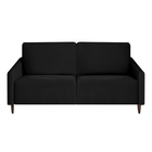 Sofá 2 Lugares Millenium Pés Em Madeira Linho Rustico 1,60m Z