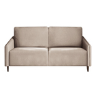 Sofá 2 Lugares Millenium Pés Em Madeira Linho Rustico 1,60m Z