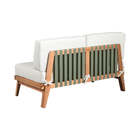 Sofá 2 Lugares Módulo Veraneio  - Bege E Mel - Meu Móvel De M