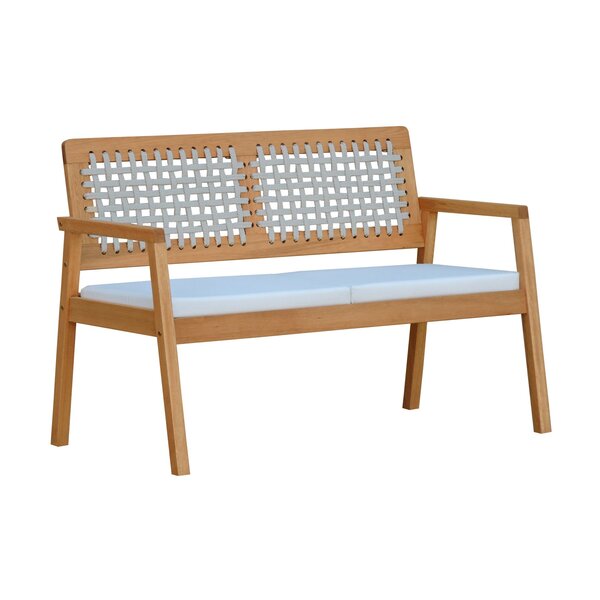 Sofá 2 Lugares/namoradeira Garden Madeira Maciça Assento Esto