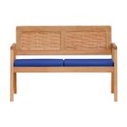 Sofá 2 Lugares/namoradeira Garden Madeira Maciça Assento Esto