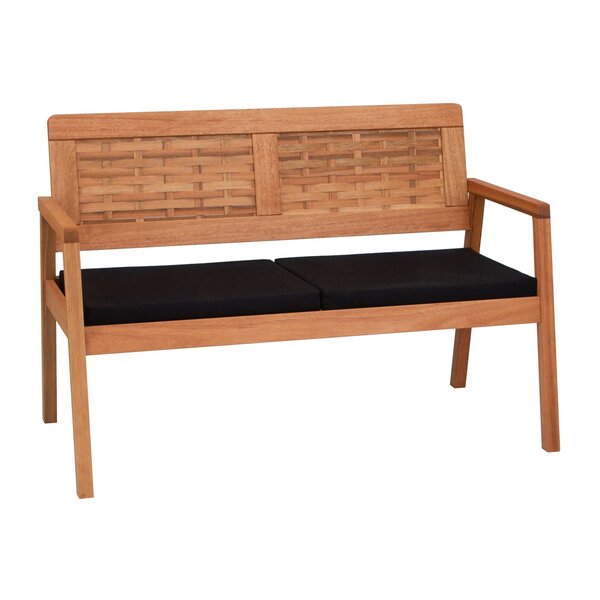 Sofá 2 Lugares/namoradeira Garden Trançado Madeira - Natural