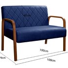 Sofá 2 Lugares Namoradeira Lara Decoração Sala Quarto Recepçã