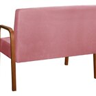 Sofá 2 Lugares Namoradeira Lara Decoração Sala Quarto Recepçã