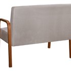 Sofá 2 Lugares Namoradeira Lara Decoração Sala Quarto Recepçã