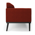 Sofá 2 Lugares Namoradeira Madeira Preto Marisa Bouclê D03 -