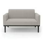 Sofá 2 Lugares Namoradeira Madeira Preto Marisa Bouclê D03 -