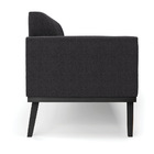 Sofá 2 Lugares Namoradeira Madeira Preto Marisa Bouclê D03 -