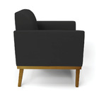 Sofá 2 Lugares Namoradeira Marisa Base Madeira Castanho Velud