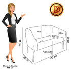 Sofá 2 Lugares Namoradeira Pé De Ferro Preto Stella Veludo Ci