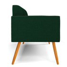 Sofá 2 Lugares Namoradeira Pé Palito Castanho Marisa Bouclê -