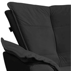 Sofá 2 Lugares Namoradeira Pé Palito Castanho Opala Veludo Pr