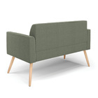 Sofá 2 Lugares Namoradeira Pé Palito Natural Marisa Bouclê -