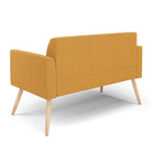 Sofá 2 Lugares Namoradeira Pé Palito Natural Marisa Bouclê Mo