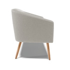 Sofá 2 Lugares Namoradeira Pé Palito Natural Stella Bouclê Ci